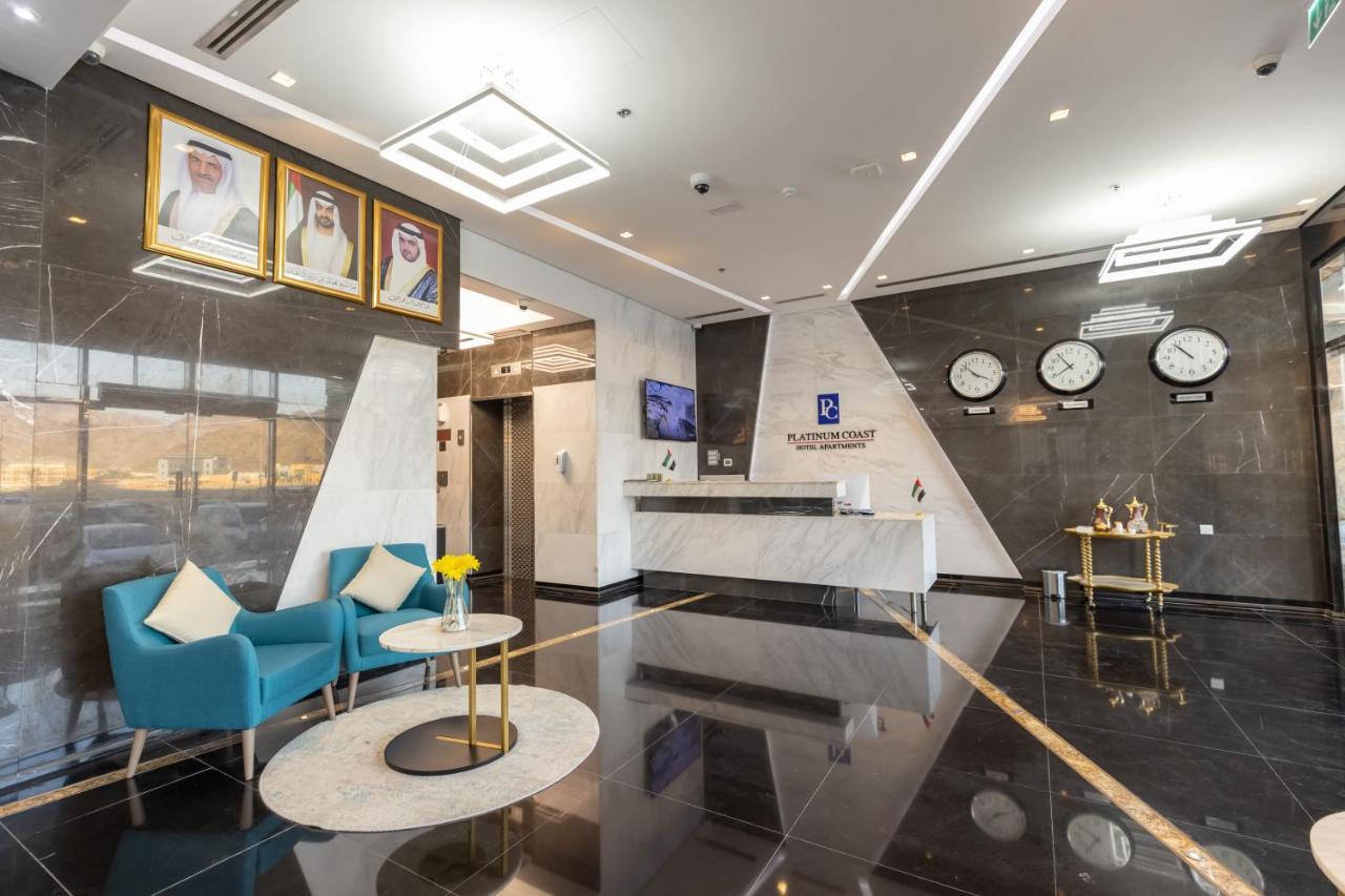 Platinum Coast Hotel Apartments 푸자이라 외부 사진 The lobby of the hotel